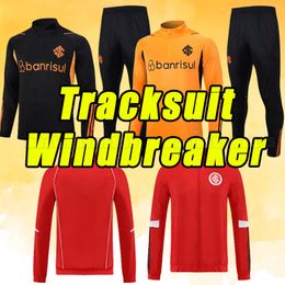 23/24 Sport Club Internacional soccer tracksuits 2023 EDENILSON WANDERSON TAISON V.CUESTA R. DOURADO WESLEY D'Alessandro Long sleeve Tracksuit training