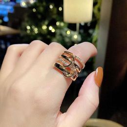 Diamond Ring Halley Gemini Spinelli Kilcollin Rings Brand Designer New In Luxury Fine Jewelry Gold And Sterling Silver Hydra Linked Ring 3032