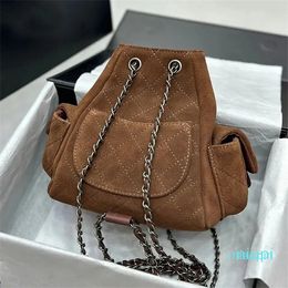 Designer - backpack shoulder bag designer crossbody bag womens wallet medieval MINI Suede chain backpack
