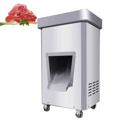 Commercial Meat Cutter Machine Electric Meat Slicer Stainless Steel Meat Shredder Dicing Machine