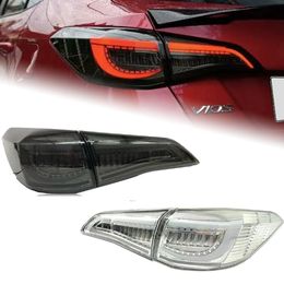 Tail Lights For Toyota VIOS 20 18-2023 Taillight Rear Lights Turn Signal Light Reversing Brake Fog Lamp Assembly