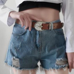 Belts Fashion PU Leather Women Belt Metal Pin Buckle Waist Straps Designer Lady Dress Trouser All-match Decoration Waistband