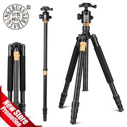 Monopods Qzsd Beike Q999 Magnesium Aluminium Alloy Tripod Professional Photographic Portable Stand Kit Monopod Ball Head for Dslr Camera