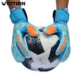 Drop WYOTURN Roll Football Professional Goalkeeper Gloves Palm Soft Latex Soccer Goalie With Protection Dropship 240111