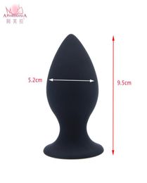 APHRODISIA Silicone Anal Butt Plug with Stable Strong Suction Cup Sexy Toys for Male or Female Sex Products for Women Y181108024097077