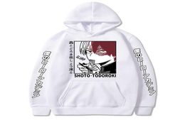 My Hero Academia Hoodie Anime Todoroki So Graphic Hoodie for Men Sportswear Cosplay Clothes Y07271377440