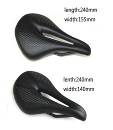 Bicycle Carbon Saddle Full Carbon Fibre Racing Bike Road Bike Front Saddles Leather Bike Parts Cycling Seat Cushion 240x155mm2353692