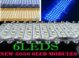 6 Colours Choose High Quality 6 Leds 5050 SMD Led Backlight Modules Lamp DC 12V Waterproof IP65 Great For Channel Letters Signboard9378820