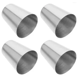 Dinnerware Sets 4 Pcs Teapot Dust Cover Spout For Kettle Protective Home Stainless Steel Sleeves