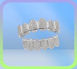 Grillz Body Drop Delivery 2021 Hip Hop Dental Grills Jewellery Luxury Men Women Grade Quality Cubic Zirconia Paved Vampire Teeth Bra5899532