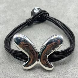 Bracelets 2023 Unode 50 Spanish New Bestselling Fashion Creative Design Rope Butterfly Bracelet Women's Romantic Jewellery Gift