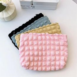 Cosmetic Bags Cute Candy Color Bag Makeup Clutch Pouch Portable Large Capacity Travel Toiletries Storage Organizer