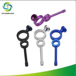 Smoking Pipes Metal pipe with two rings, Aluminium alloy pipe, portable pipe