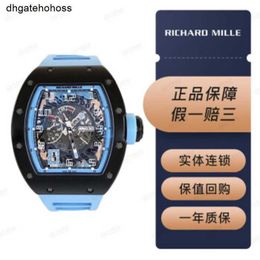Richardmills Watch Swiss Watches Mechanical Automatic Richarmill Mens Series Rm 030 Blue Ceramic Limited Edition Fashion Leisure Sports Wrist