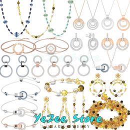 Sets Original Jewellery 2024 New Sales Trends Necklace Earrings Ring Bracelet Set Exquisite Charm Christmas Gift for Women