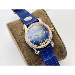 chopares watch Chopar Wrist Watches Women Elegant 2024 New High Quality Top Luxury Brand Clock U1TT Diamond watch Fashion leather Strap waterproof with box high