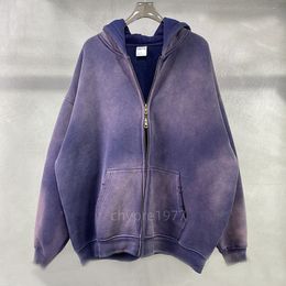 Designer Men Women pullover Artie death note digital printed sleeved brand dark wax dyed old hoodie cardigan