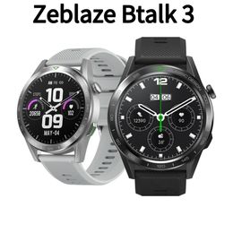 Zeblaze Btalk 3 Smart Watch 1.39 Inch IPS HD Screen 24H Health Monitor Watch Activity Trackers Stainless Steel Smartwatch 240110