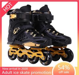 Adult roller skates inline roller skates professional flat flower men and women full flash2381720