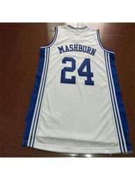 Vintage 24 Jamal Mashburn Kentucky Wildcats Mesh fabric embroidery College jersey Size S4XL or custom any name or number College4037543