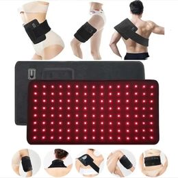 660nm 850nm LED Red Light Therapy Belt Infrared 60120 LEDs Body Wrap Massage Pad Beauty Health Waist Shaper 240111
