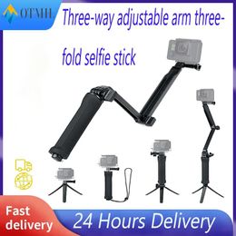 Monopods selfie stick Monopod Self Handheld Extendable Pole 3Way + mini Tripod for Gopro HERO 11 10 9 8 xiaomi yi 4k SJCAM Acessories