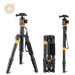 Monopods Qzsd Q278 Lightweight Compact Tripod Monopod & Professional Ball Head for Canon Nikon Dslr Camera / Portable Camera Stand