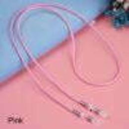 Universal Accessaries Anti Slip Eyeglass Holder Strap Chain Reading String Ropes Sunglasses Chains Glasses Lanyard PINK