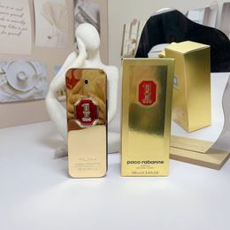 Men's perfume Gold brick fragrant wood EDT 100ml Good smell durable perfume spray