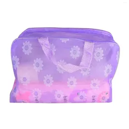 Storage Bags 1PCS Translucent Waterproof Cosmetic Bag Portable Travel Wash Bathroom Toothbrush Pouch Organizer