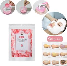 Moisturising Crystal Film Powder Spa Facial Mask Beauty Salon Hydrating Natural Jelly Peel Off Rose Gel Soft Powder6255287