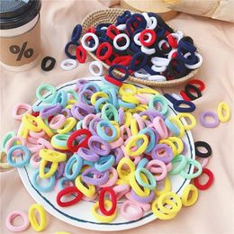 Hair Accessories 50pcs Nylon Rubber Elastic Bands Scrunchies For Girls Ponytail Holder Gum Ornaments Women Rope Ties Baby