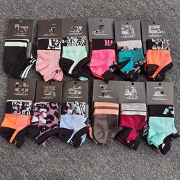 DHL Pink Black Socks Adult Cotton Short Ankle Socks Sports Basketball Soccer Teenagers Cheerleader New Sytle Girls Women Sock with6310839