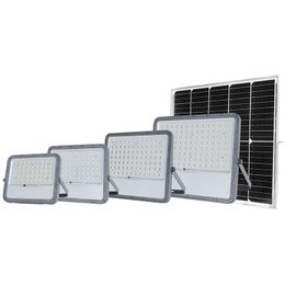 100W 200W 300W 400W Solar Flood Light Waterproof Aluminum White Light RGB Floodlight for Garden Yard Garage