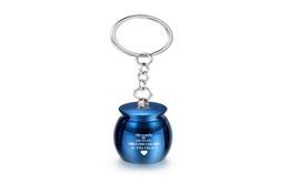 16x25mm Cremation Urn for Ashes for PetHuman Keepsake Keychain Jewelry Necklace Ashes Memorial Urns With Fill Kit21518891326832