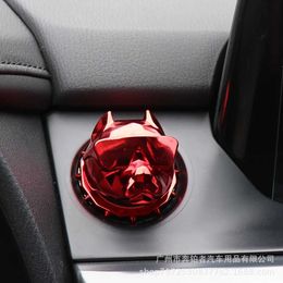 Car Engine Ignition Domineering Dog Decoration Onekey Start Stop Push Button Switch Button Protective Auto Interior Accessories