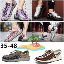 Hemp Rope Woven Sandal Slipper Designer shoes sandals Fashion Elegant Simple Material Flat Comfort soft knit woven shoe mans womens EUR35-48