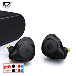 Earphones KZ S2 1DD+1BA Hybrid TWS True Wireless Bluetooth v5.0 Earphones Game Earbuds Touch Control Noise Cancelling Sport Headset