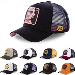 Ball Caps 2024 Fashion Comfortable Cartoon Baseball Cap Net Four Seasons Hip Hop Casual Hat For Men And Women
