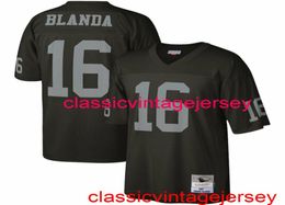 Stitched Men Women Youth George Blanda 16 Mitchell Ness 1976 Jersey Embroidery Custom Any Name Number XS5XL 6XL6241111