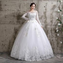 Dresses Wedding Dress 2023 New Birde Long Sleeve Ball Gown Lace Wedding Dresses Vestido De Noiva Robe De Mariee Plus Size