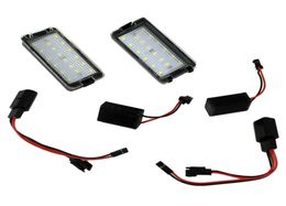 2x Canbus 18LED Licence Plate Light Car Number Plate Lamp for Seat Altea Arosa Ibiza 19972008 Cordoba 19932008 Leon 19992005 To9028848