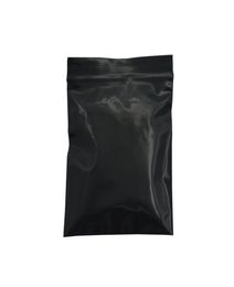 500pcslot Small Black Opaque Zip Lock Resealable Zipper Plastic Bag Grip Seal Pouch Retail Packing Bag Zipper Plastic Package for1440595