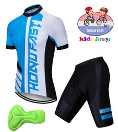 2019 Kids Cycling Jersey Sets MTB Short Sleeve Jerseys Kid039s Bike Shorts Outdoor Road Boys Cycling Clothing7685038