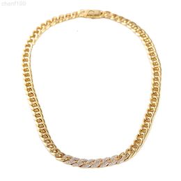 Hot Selling Latest Design Hiphop Style Jewellery 14k Solid Gold 1ct Labgrown Diamond Miami Cuban Link Necklace Chain for Men Women