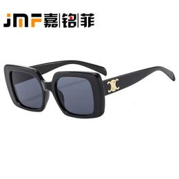 Designer Sunglasses New trendy street po sunglasses, fashionable men's and women's driving sun protection sunglasses, Triumphal Arch square large frame glasses 1TKQ