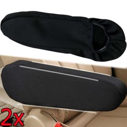 New Car Seat Armrest Cover Soft Comfortable Elastic Cloth Universal Auto Interior Armrest Dust Proof Hand Armrest Protector Covers