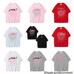 Hip hop sweatshirt designer t shirt men women loose pullover top Sp5der 55555 3d print pattern tee Overszie t-shirt LFD2