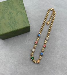 Designer Butterfly Necklaces Womens Chain Necklace Pendant Fashion Gemstone Gold Necklace Women Luxury Jewellery Men Unisex Necklace6990052