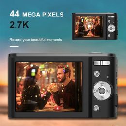 Connectors Brand New Digital Camera 2.7k Hd 48mp Vlogging Camera with 16x Digital Zoom,compact Pocket Camera with Fill Light for Kids Teens